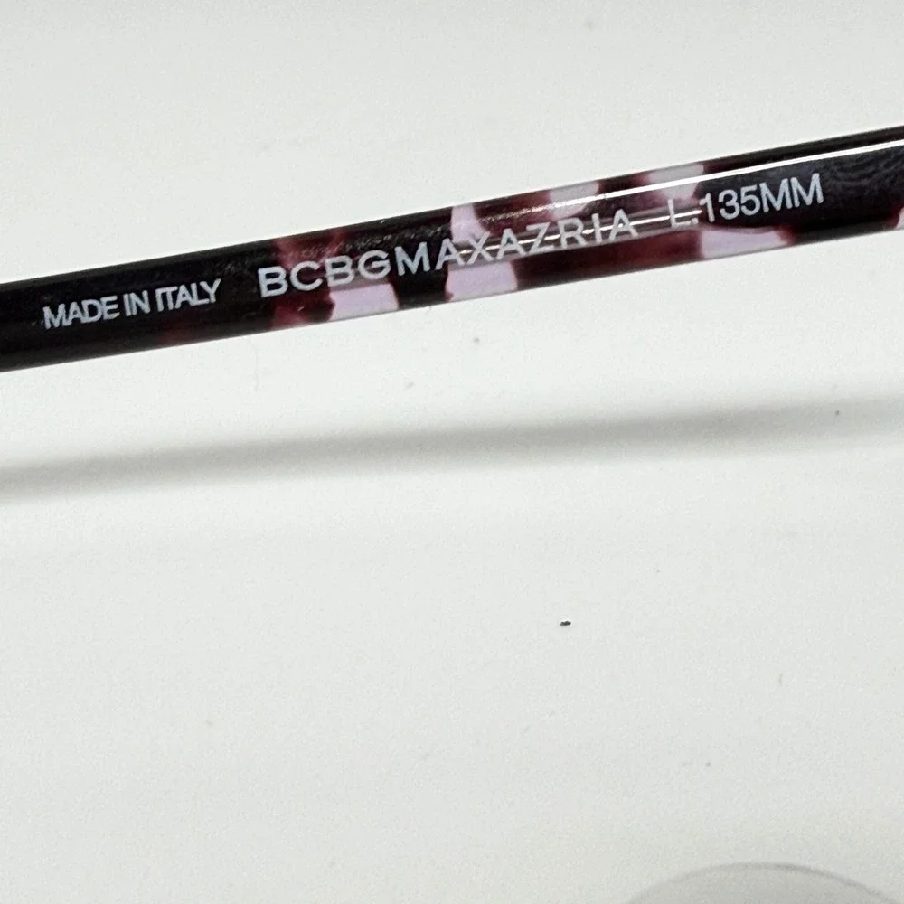 BCBGMAXAZRIA QUINN EGGPLAN Eyeglasses Women Purple Tortoise Frame 53 16‎ 135MM